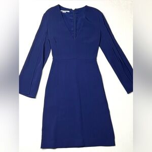 Stella McCartney Royal Blue Long Sleeve Dress Size 2